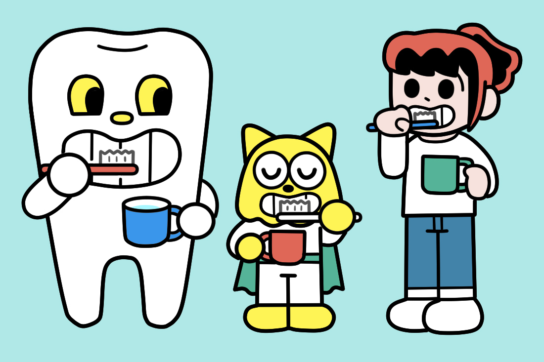 食べたら磨こう 歯周病ゼロ!