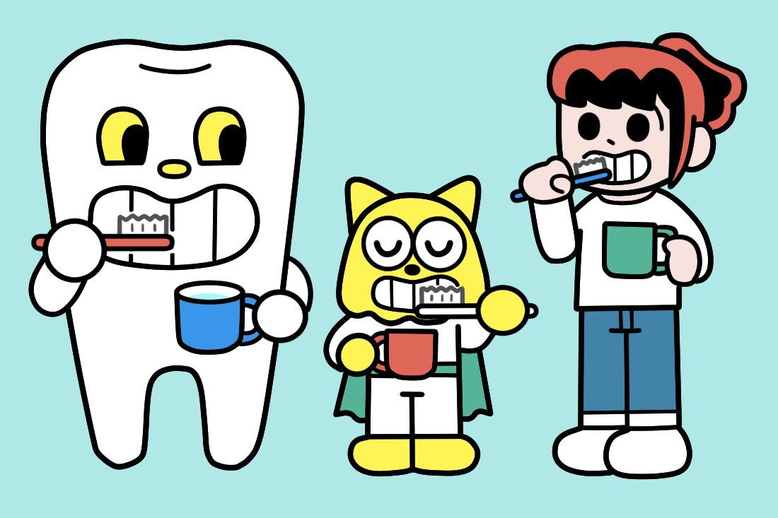 食べたら磨こう 歯周病ゼロ!